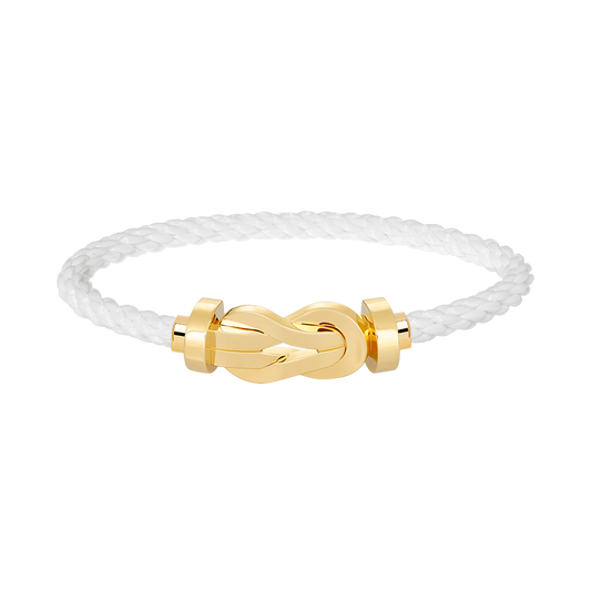 [Marin-Jewelry]CHANCE LARGE 8 FIGURE BUCKLE NO DIAMOND BRACELET GOLD