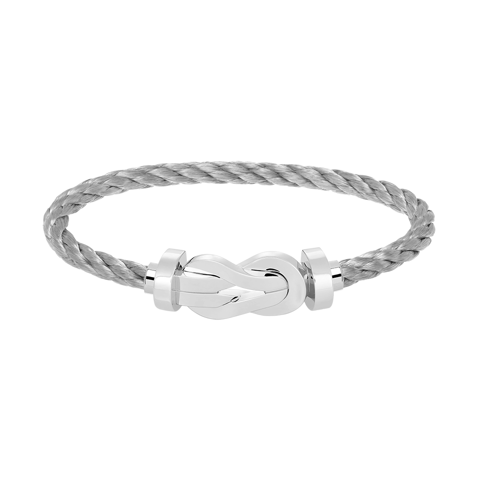 [Marin-Jewelry]CHANCE LARGE 8 FIGURE BUCKLE NO DIAMOND BRACELET SILVER