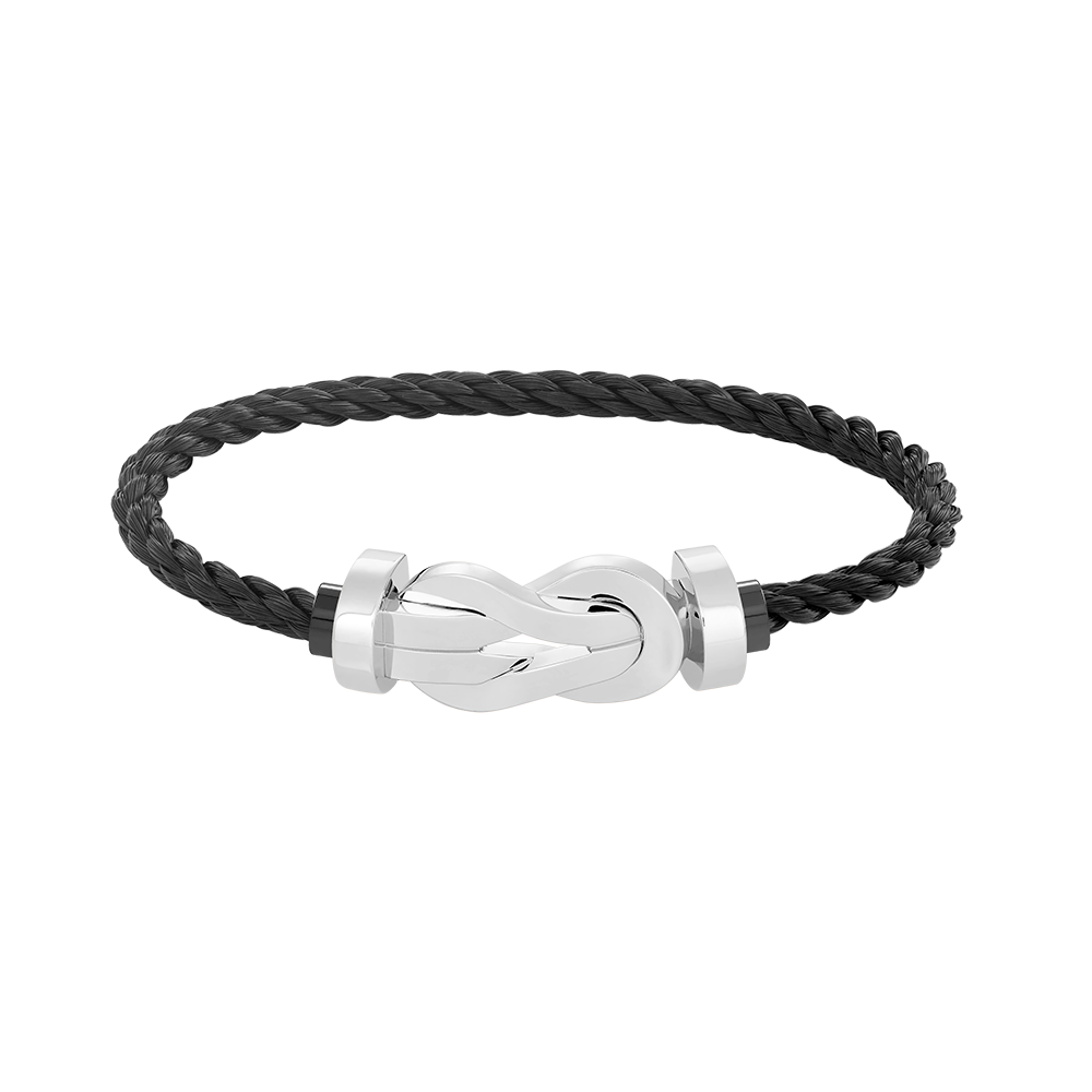 [Marin-Jewelry]CHANCE LARGE 8 FIGURE BUCKLE NO DIAMOND BRACELET SILVER