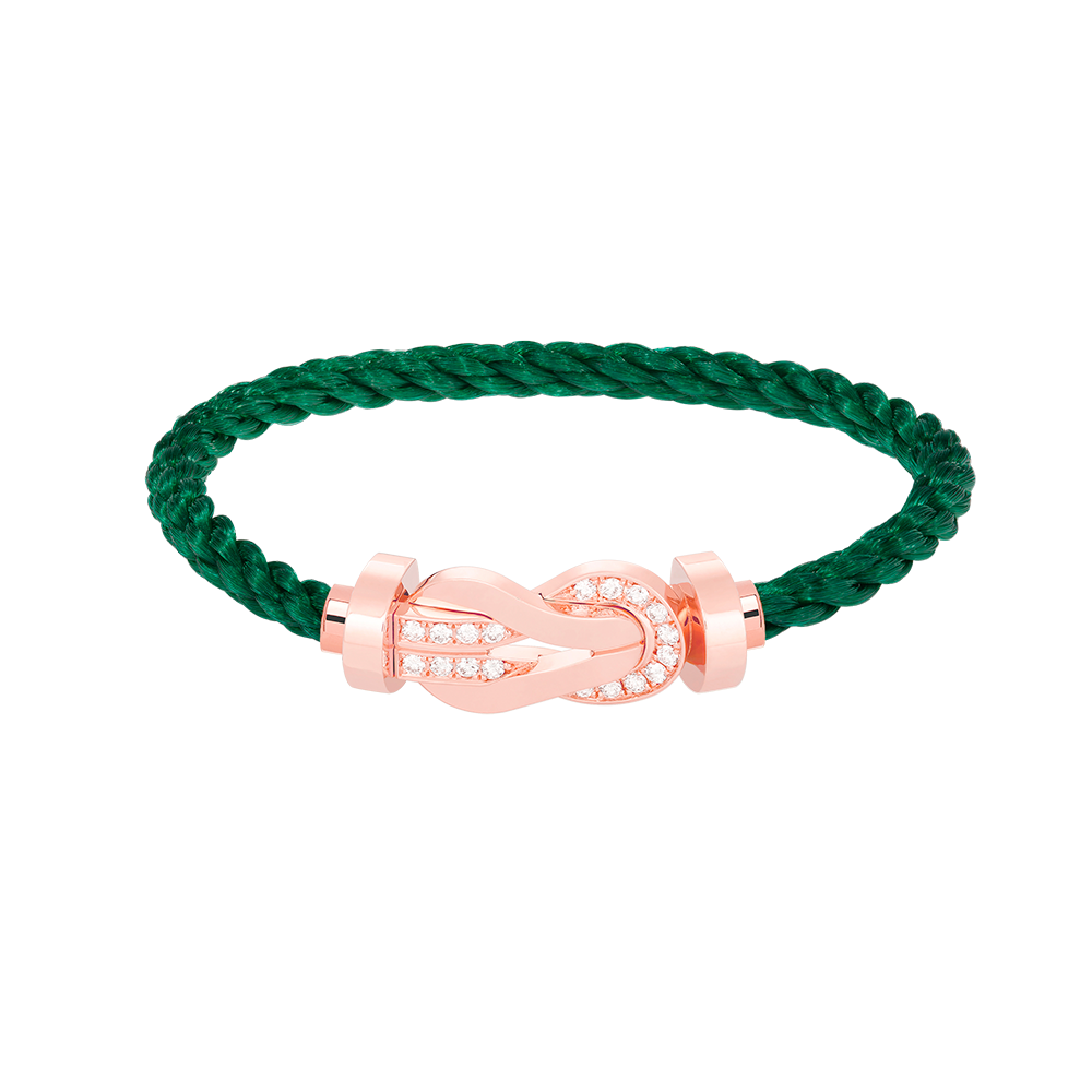 [Marin-Jewelry]CHANCE LARGE 8 FIGURE BUCKLE HALF DIAMOND BRACELET Marin-Jewelry GOLD