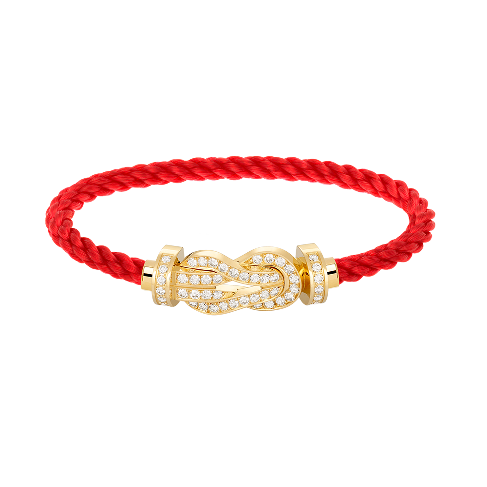 [Marin-Jewelry]CHANCE LARGE 8 FIGURE BUCKLE FULLDIAMOND BRACELET GOLD