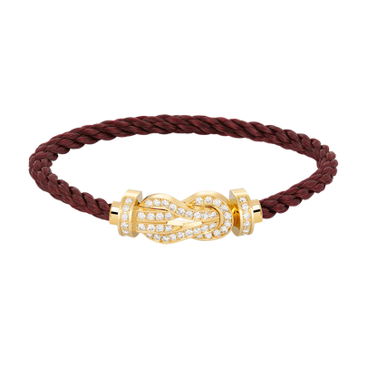 [Marin-Jewelry]CHANCE LARGE 8 FIGURE BUCKLE FULLDIAMOND BRACELET GOLD