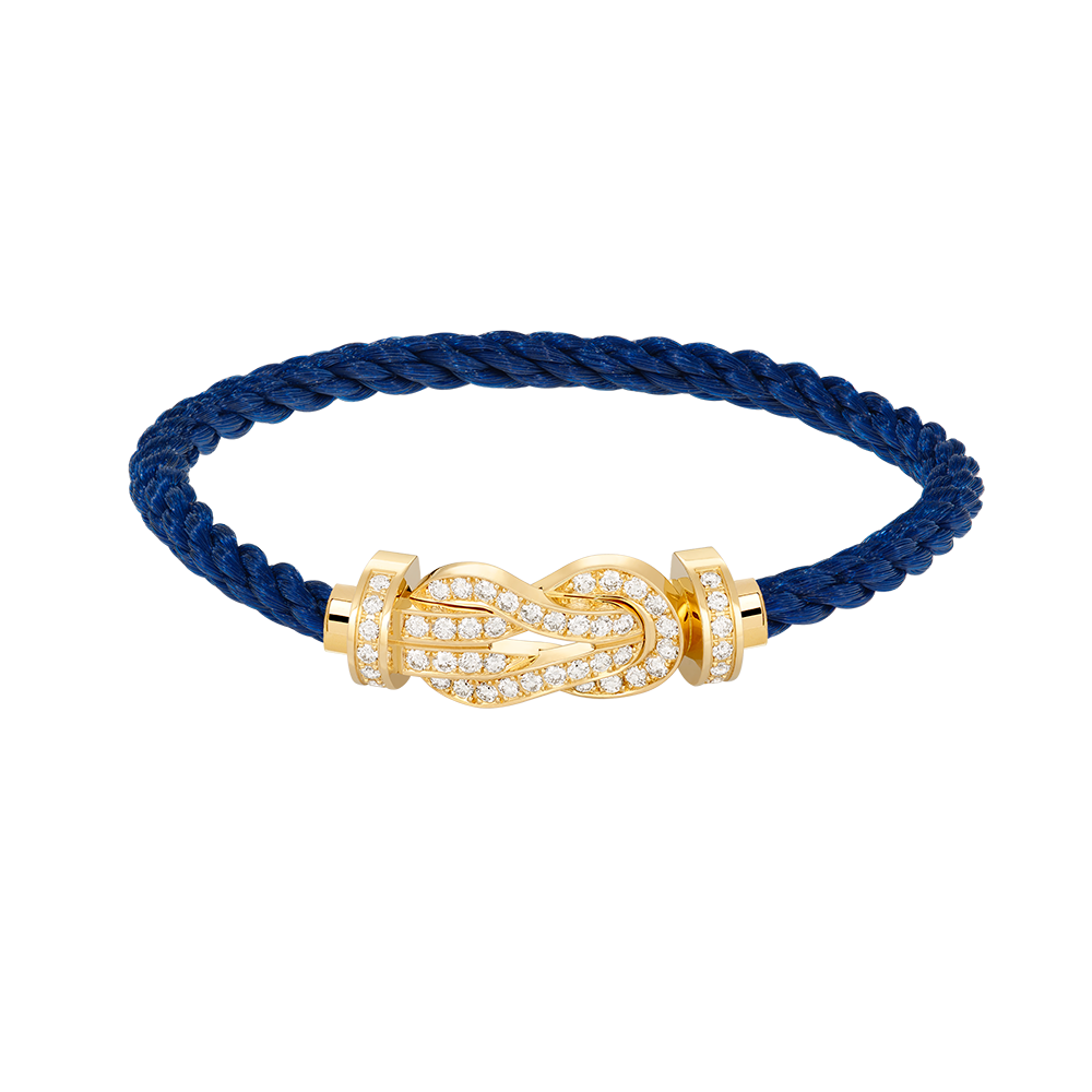 [Marin-Jewelry]CHANCE LARGE 8 FIGURE BUCKLE FULLDIAMOND BRACELET GOLD