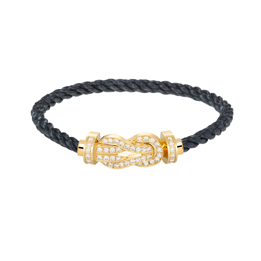 [Marin-Jewelry]CHANCE LARGE 8 FIGURE BUCKLE FULLDIAMOND BRACELET GOLD