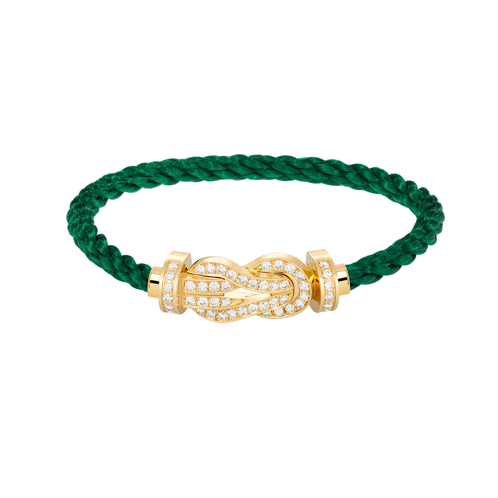 [Marin-Jewelry]CHANCE LARGE 8 FIGURE BUCKLE FULLDIAMOND BRACELET GOLD