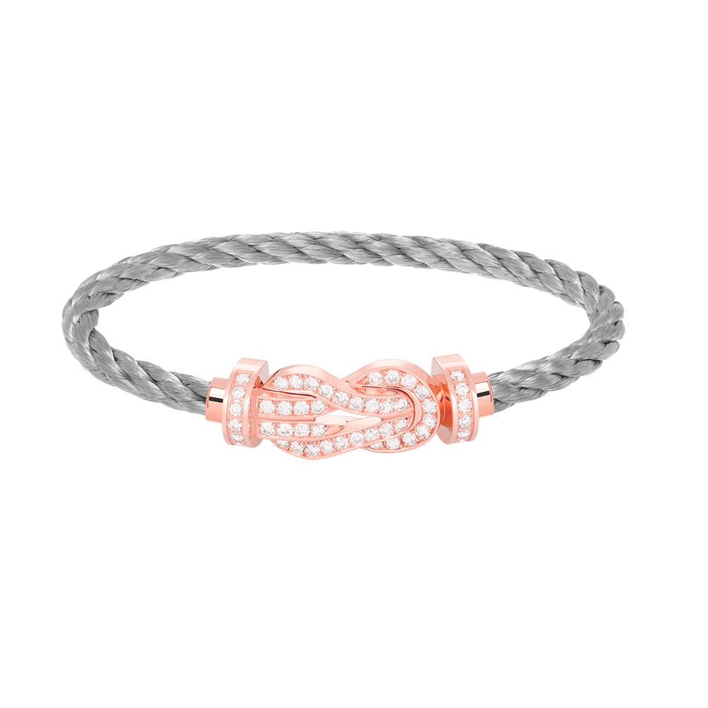 [Marin-Jewelry]CHANCE LARGE 8 FIGURE BUCKLE FULL DIAMOND BRACELET Marin-Jewelry GOLD