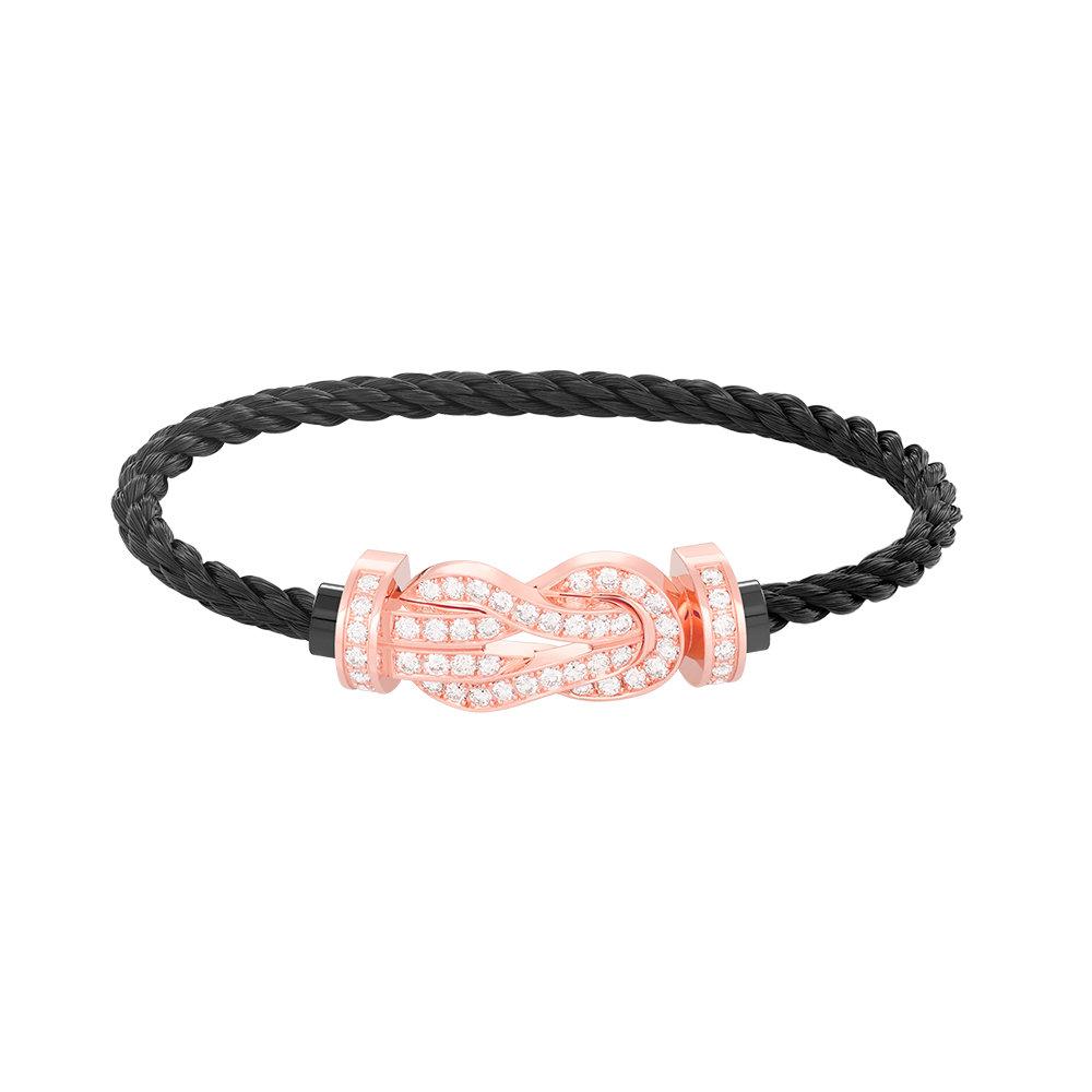 [Marin-Jewelry]CHANCE LARGE 8 FIGURE BUCKLE FULL DIAMOND BRACELET Marin-Jewelry GOLD