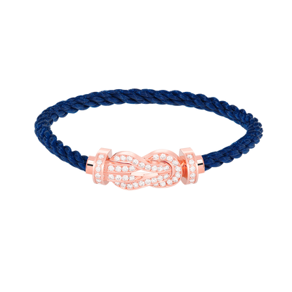 [Marin-Jewelry]CHANCE LARGE 8 FIGURE BUCKLE FULL DIAMOND BRACELET Marin-Jewelry GOLD