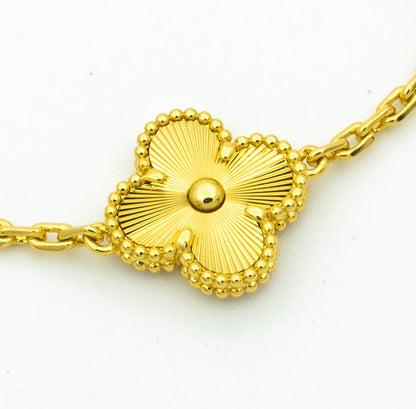 [Marin-Jewelry] CLOVER 5 MOTIF LASER BRACELET COLLECTION