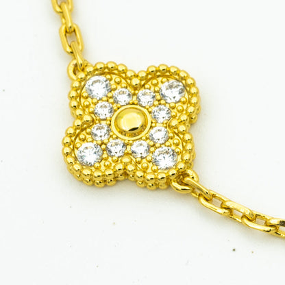 [Marin-Jewelry] CLOVER 5 MOTIF LASER BRACELET COLLECTION