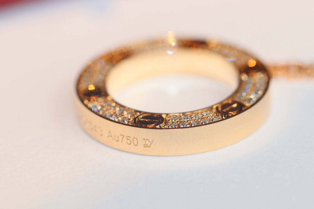 [Marin-Jewelry]LOVE NECKLACE ADJUSTABLE Marin-Jewelry GOLD