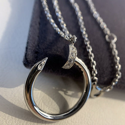 [Marin-Jewelry]JUSTE NECKLACE SILVER