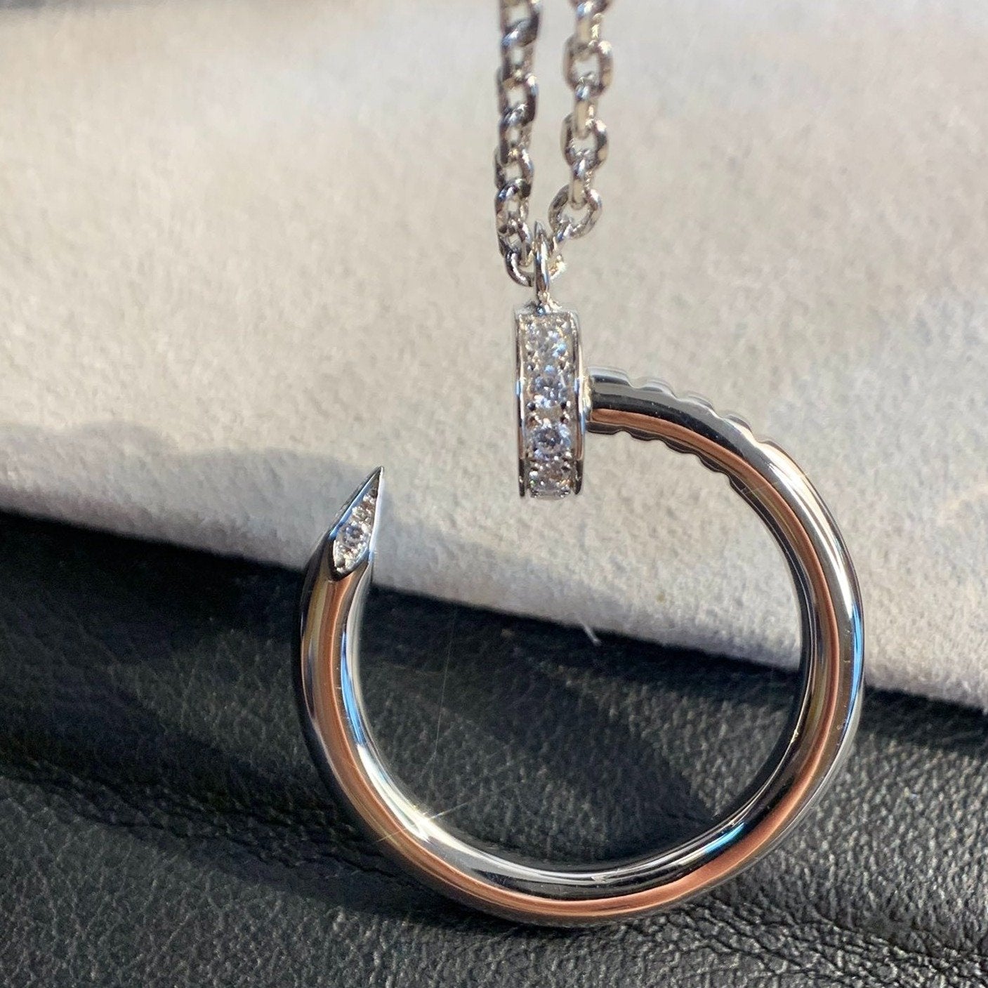 [Marin-Jewelry]JUSTE NECKLACE SILVER