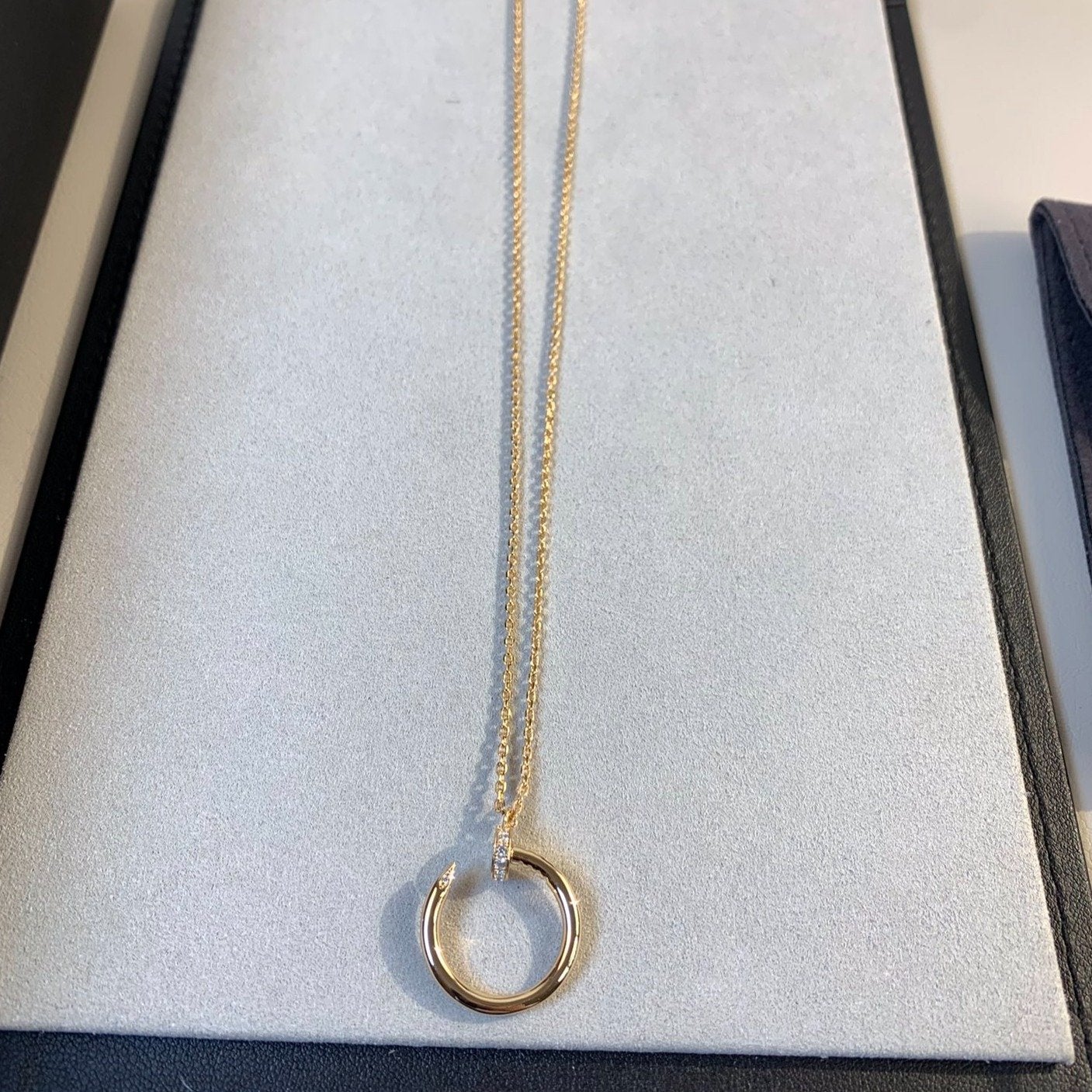 [Marin-Jewelry]JUSTE NECKLACE PINK GOLD