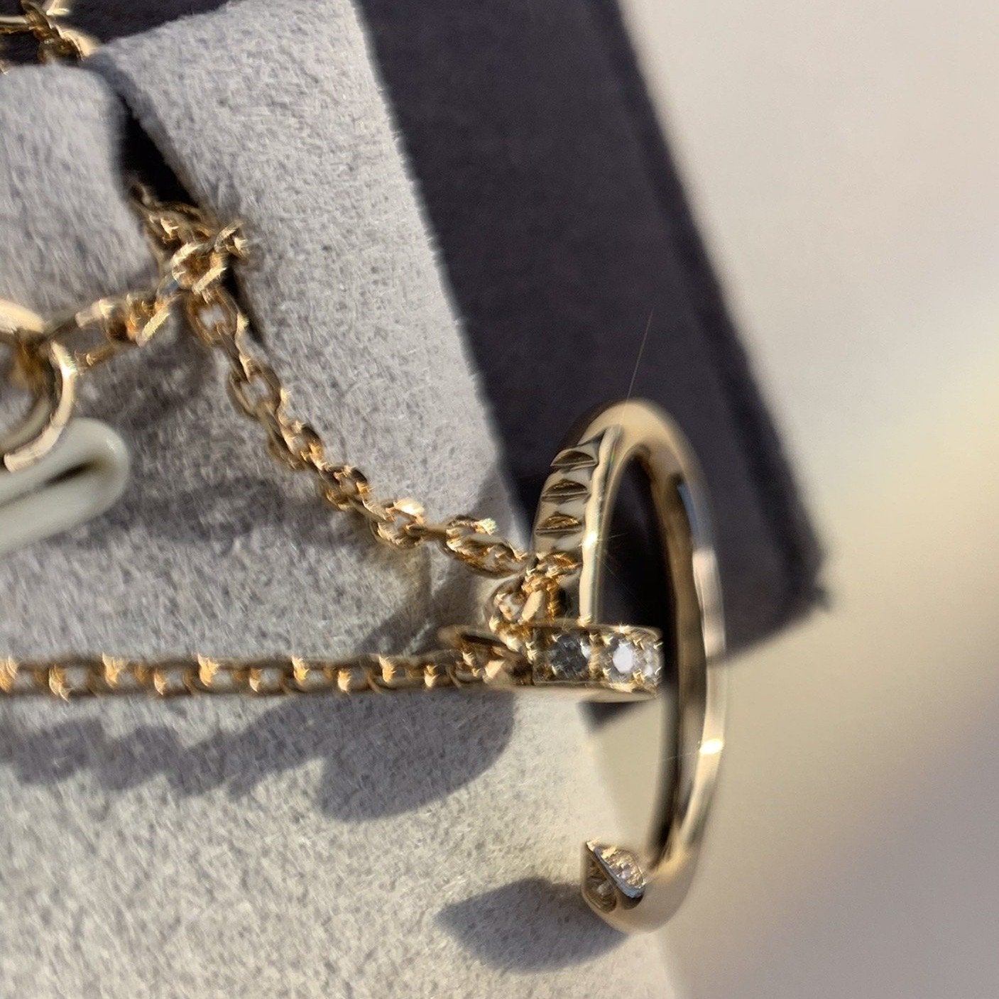 [Marin-Jewelry]JUSTE NECKLACE PINK GOLD