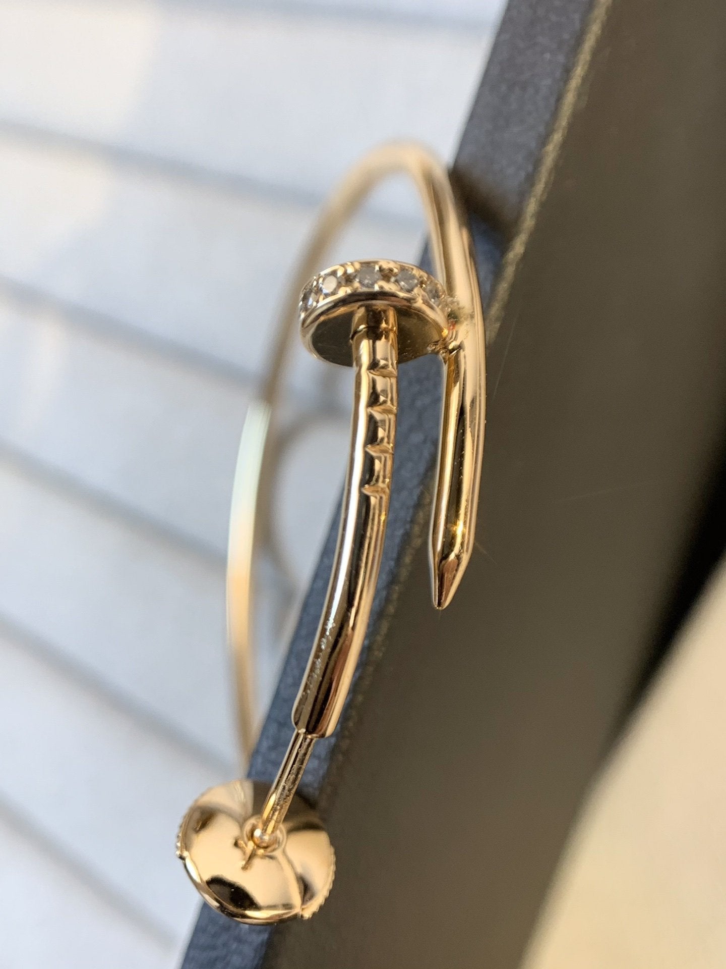 [Marin-Jewelry]JUSTE EARRINGS GOLD DIAMONDS 1.8MM