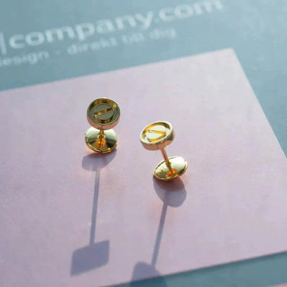 [Marin-Jewelry]LOVE EARRINGS GOLD 10MM