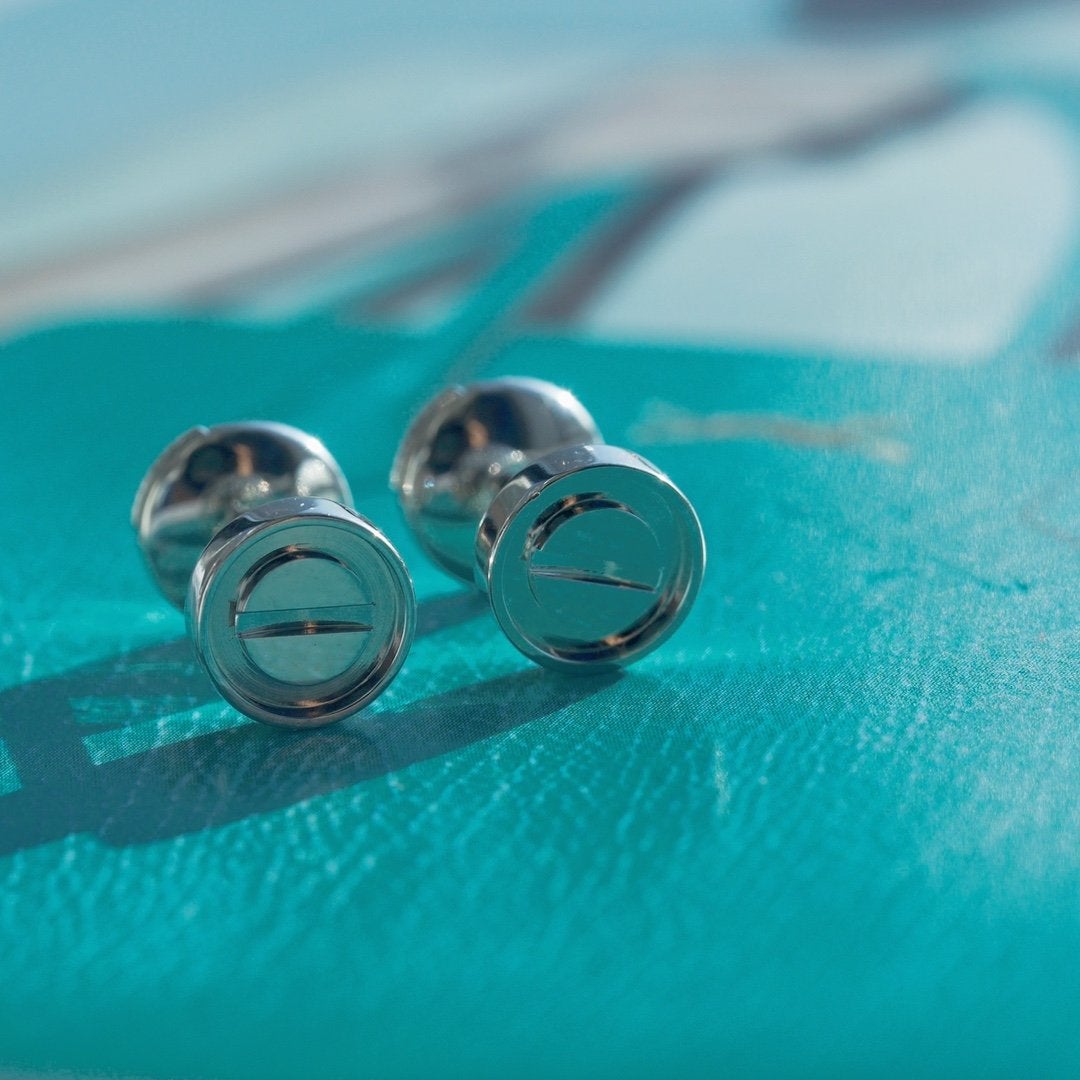 [Marin-Jewelry]LOVE EARRINGS SILVER 10MM