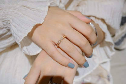 [Marin-Jewelry]LOVE RING 2.65MM DIAMOND