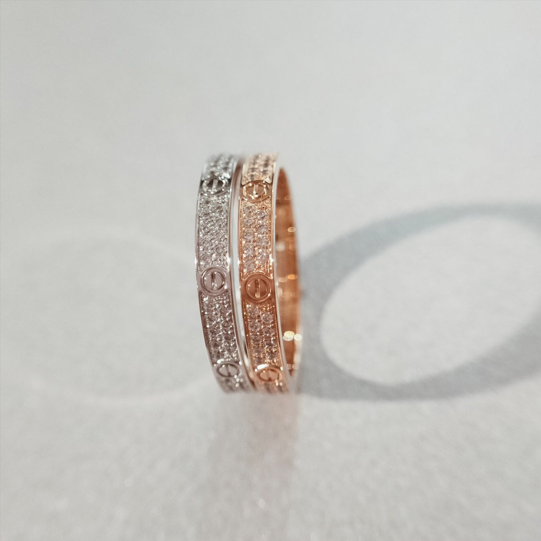 [Marin-Jewelry]LOVE RING 2.65MM DIAMOND