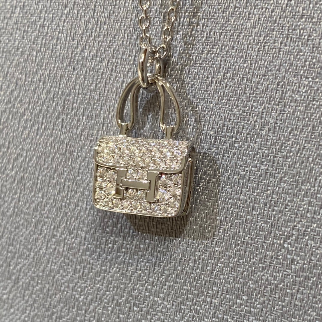 [Marin-Jewelry]CONSTANCE PEDANT DIAMOND NECKLACE