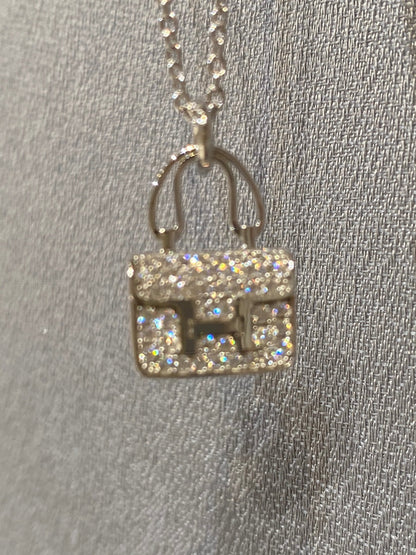 [Marin-Jewelry]CONSTANCE PEDANT DIAMOND NECKLACE