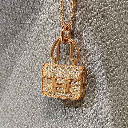 [Marin-Jewelry]CONSTANCE PEDANT DIAMOND NECKLACE