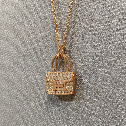 [Marin-Jewelry]CONSTANCE PEDANT DIAMOND NECKLACE