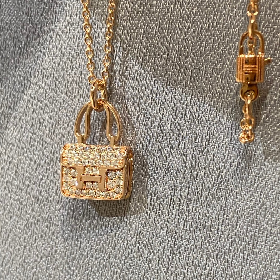 [Marin-Jewelry]CONSTANCE PEDANT DIAMOND NECKLACE