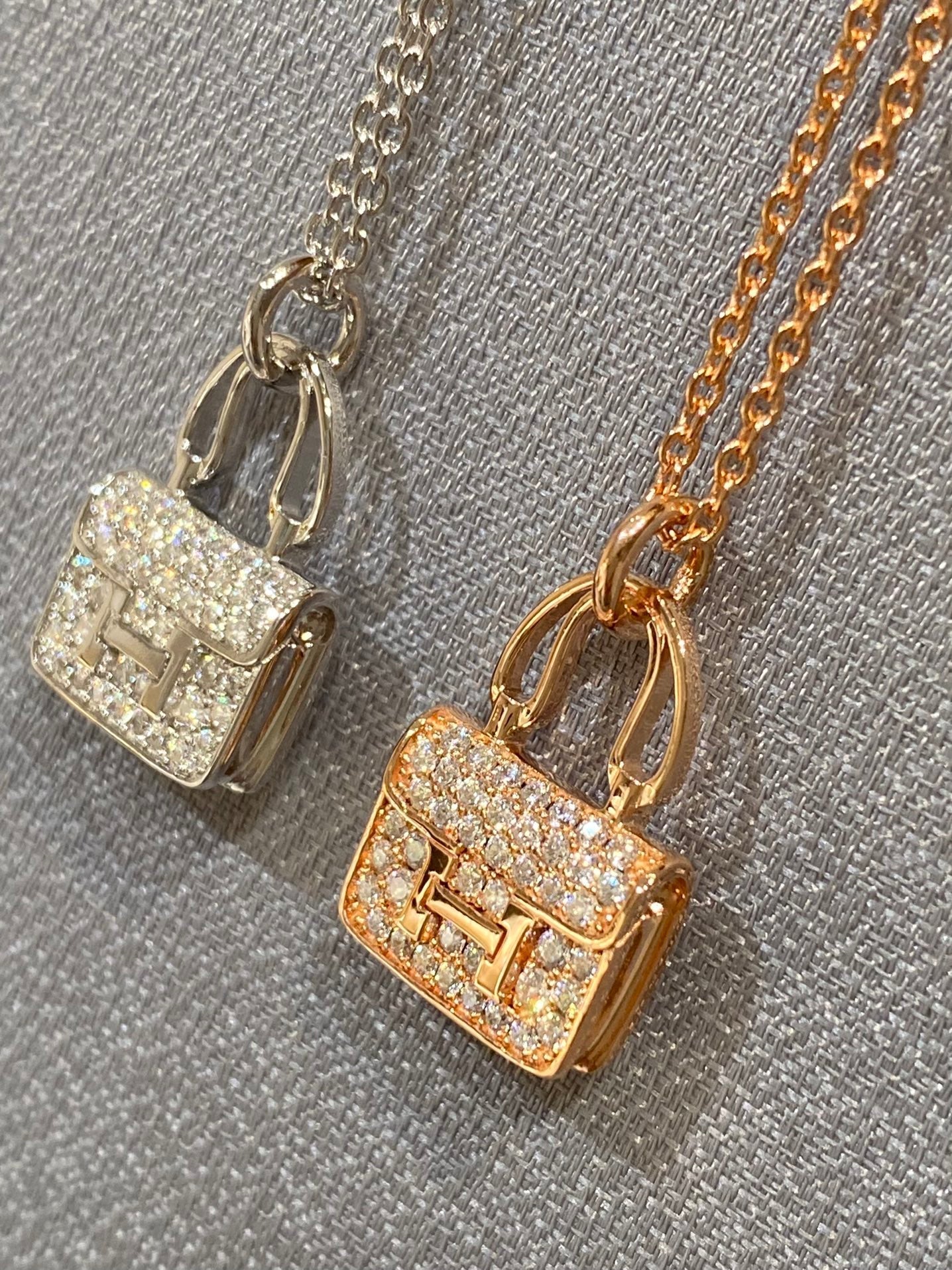[Marin-Jewelry]CONSTANCE PEDANT DIAMOND NECKLACE