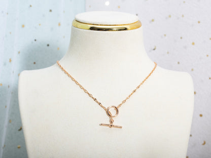 [Marin-Jewelry]ECHAPPEE NECKLACE PINK GOLD