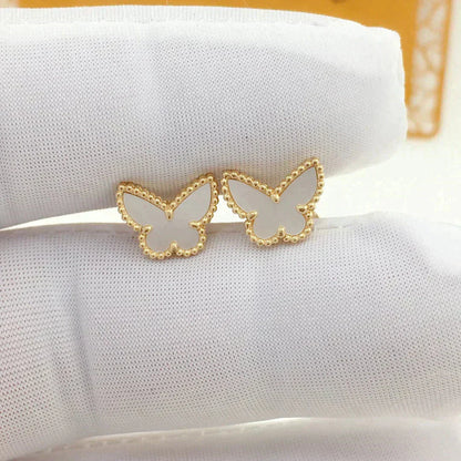 [Marin-Jewelry]SWEET BUTTERFLY MOP EARSTUDS