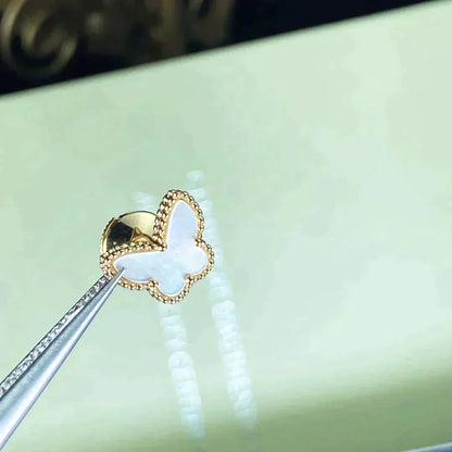 [Marin-Jewelry]SWEET BUTTERFLY MOP EARSTUDS