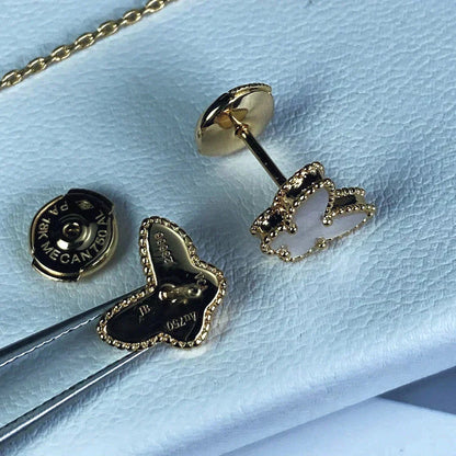 [Marin-Jewelry]SWEET BUTTERFLY MOP EARSTUDS
