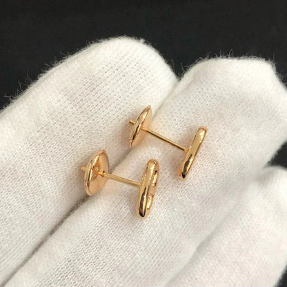 [Marin-Jewelry]CHAINE SMALL EARRINGS GOLD AND SILVER