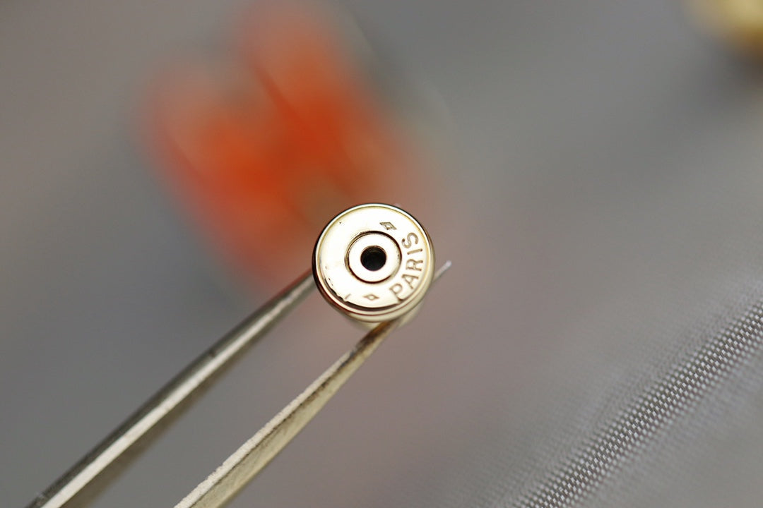 [Marin-Jewelry]MINI POP H EARRINGS ORANGE