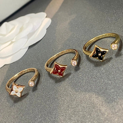 [Marin-Jewelry]STAR 1 DIAMOND OPEN RING