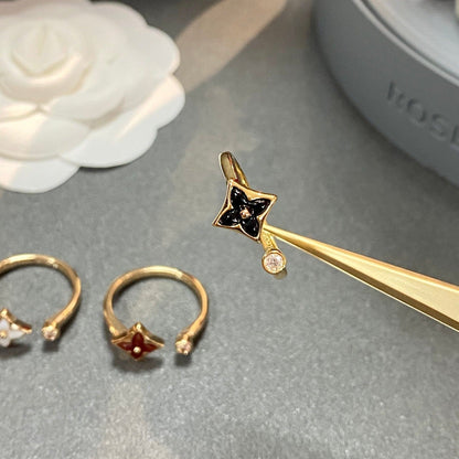 [Marin-Jewelry]STAR 1 DIAMOND OPEN RING