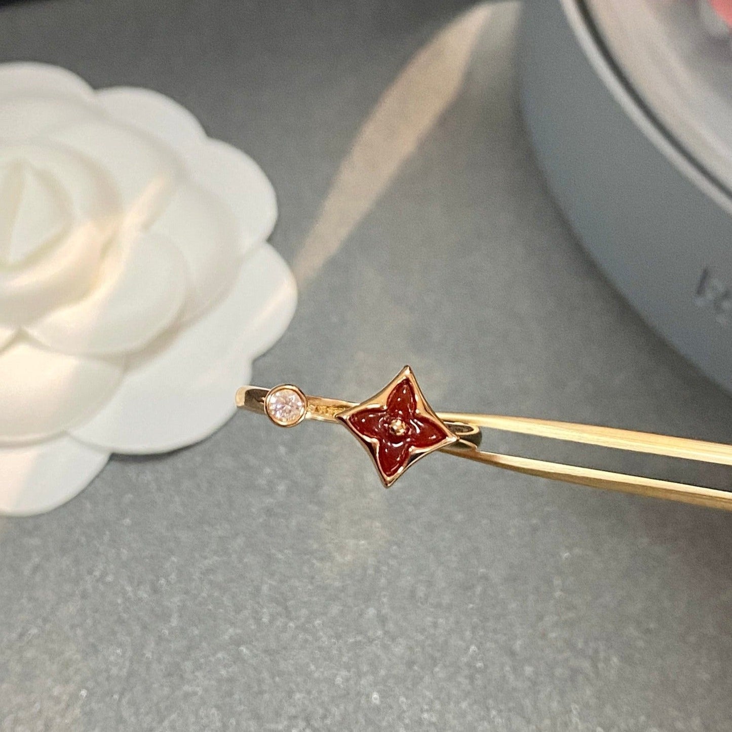 [Marin-Jewelry]STAR 1 DIAMOND OPEN RING