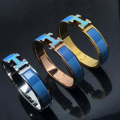[Marin-Jewelry]H BRACELET BLUE RAINBOW CERAMIC