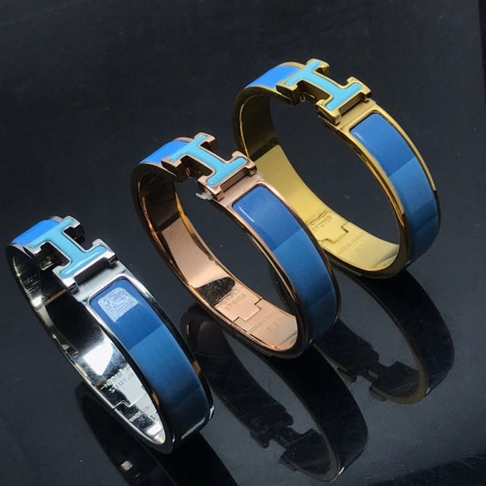 [Marin-Jewelry]H BRACELET BLUE RAINBOW CERAMIC