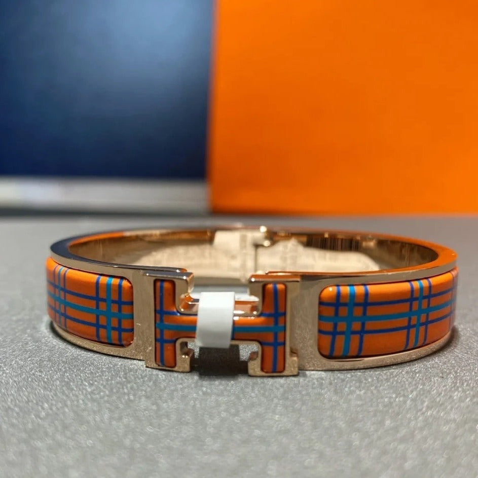 [Marin-Jewelry]H TARTAN BRACELET 12MM