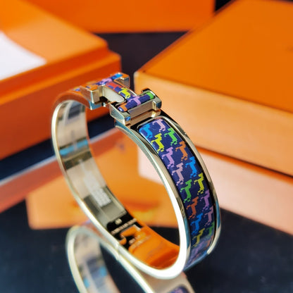 [Marin-Jewelry]H HORSE BRACELET 12MM