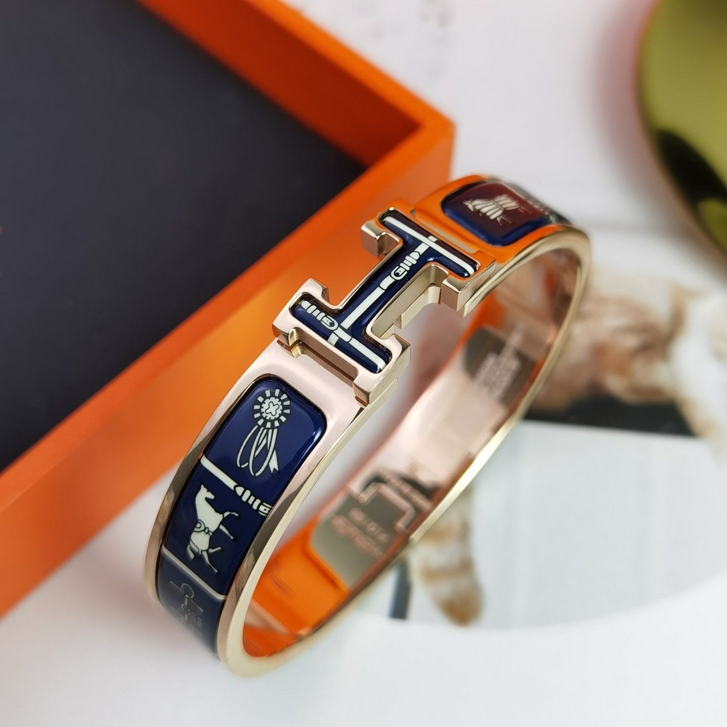 [Marin-Jewelry]H COUVERTURES DARK BLUE BRACELET