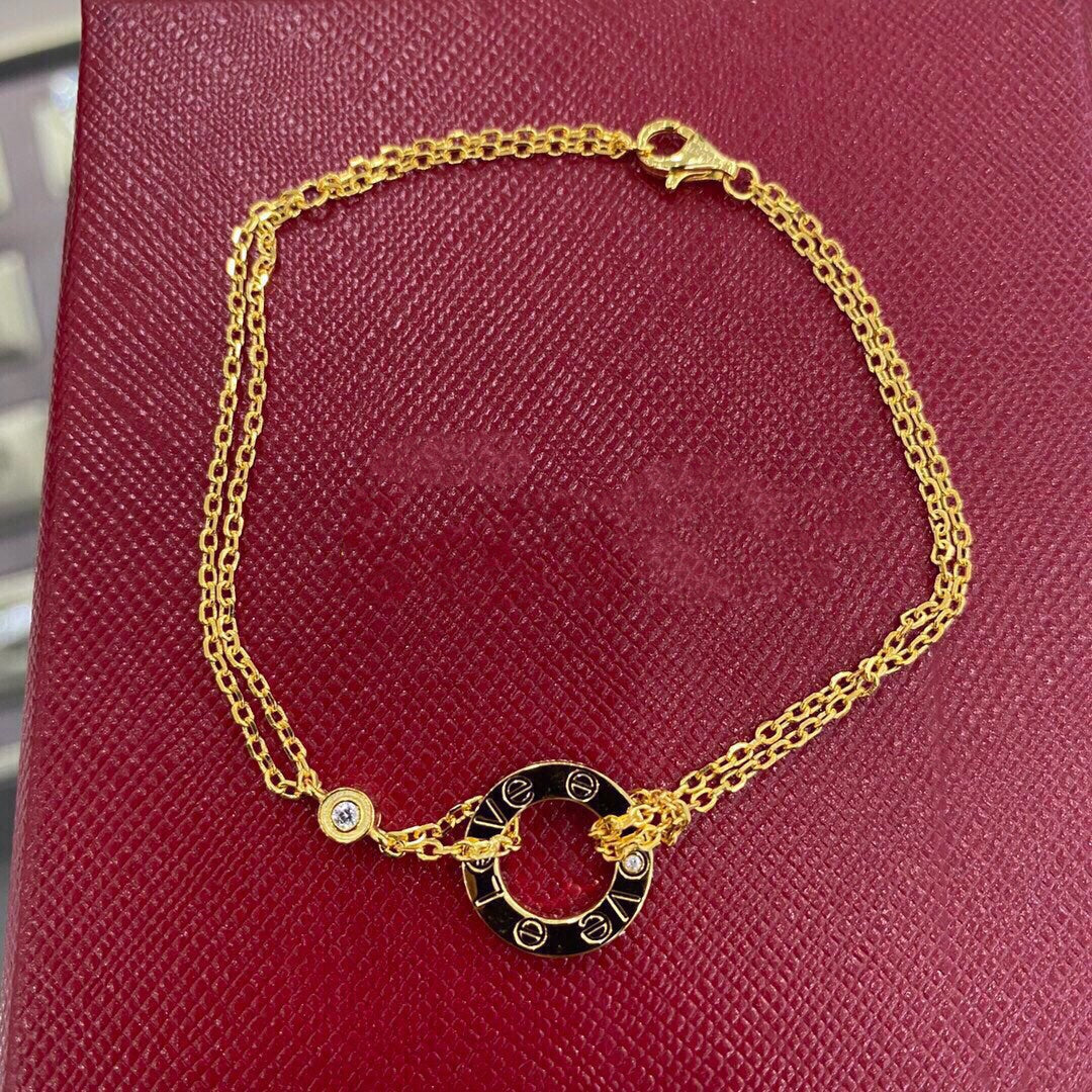 [Marin-Jewelry]LOVE BRACELET 2 DIAMOND