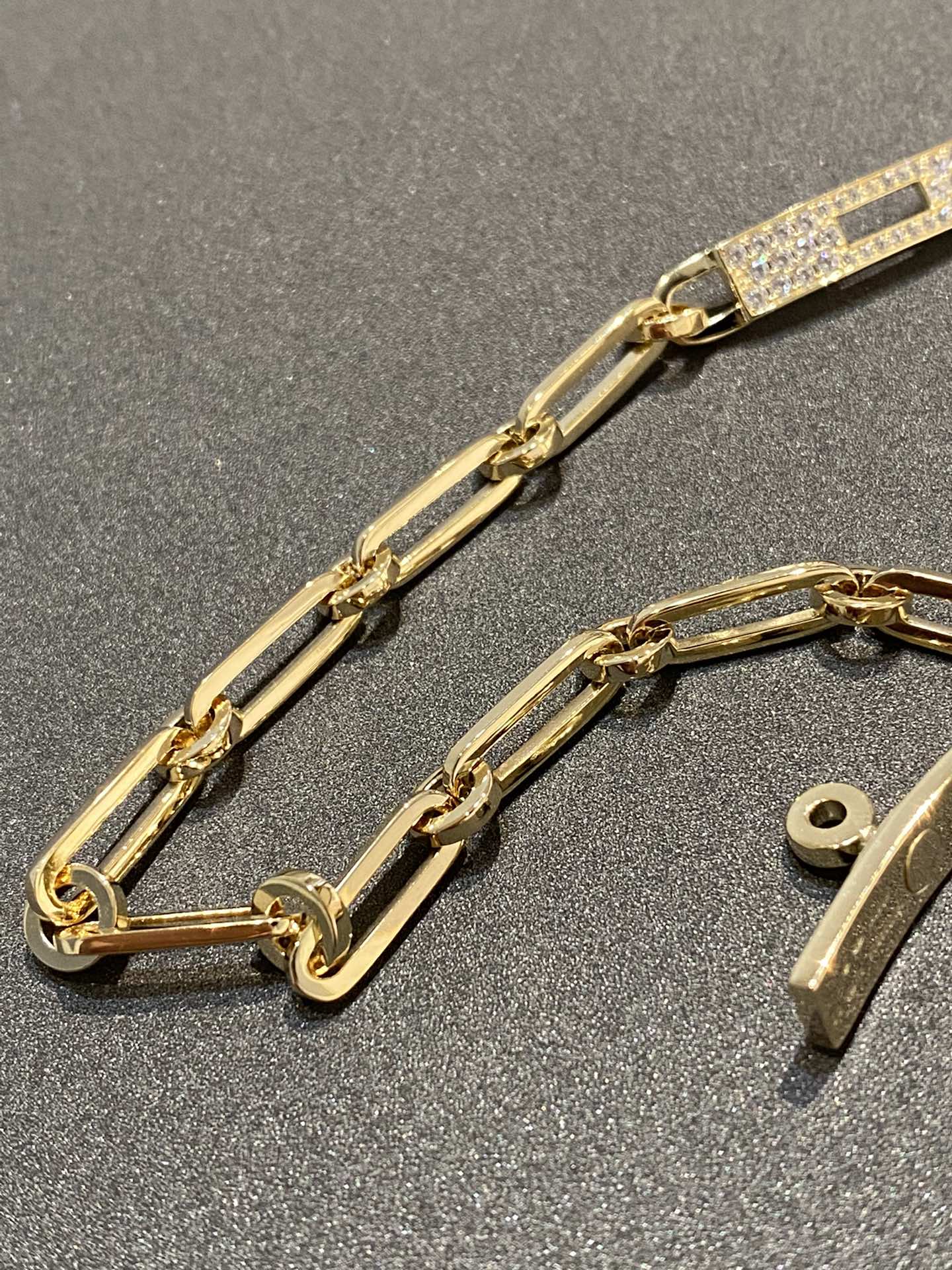 [Marin-Jewelry]CHAINE BRACELET SMALL MODEL DIAMOND