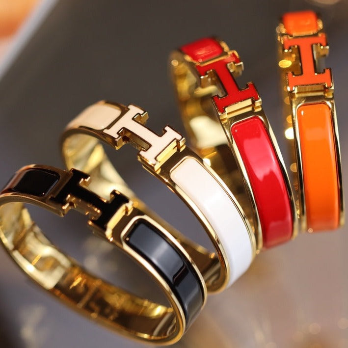 [Marin-Jewelry]H BRACELET 12MM GOLD