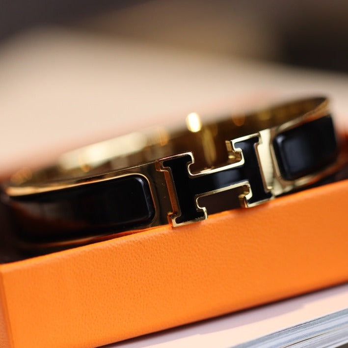 [Marin-Jewelry]H BRACELET 12MM GOLD