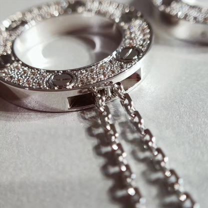 [Marin-Jewelry]LOVE NECKLACE ADJUSTABLE SILVER