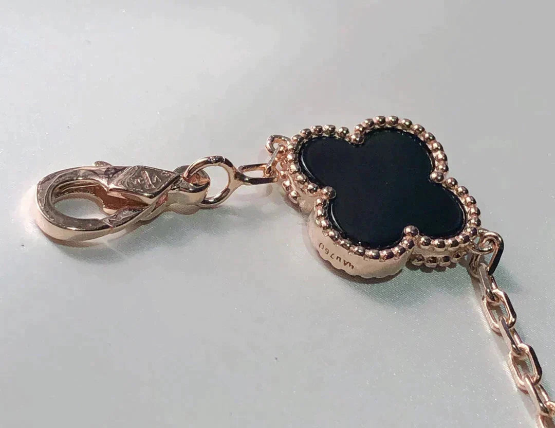 [Marin-Jewelry]CLOVER 5 MOTIFS MULTICOLOR BRACELET